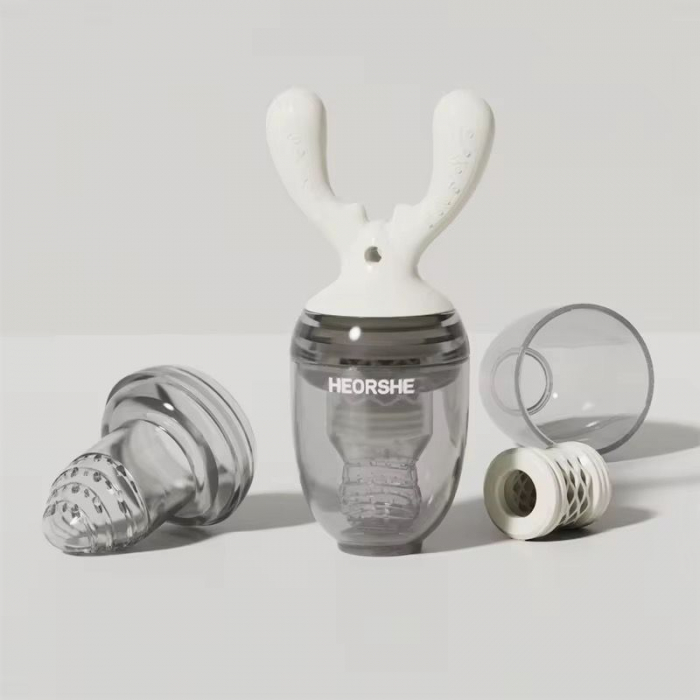 Suzetă pentru diversificare HEORSHE ALB- Diversificare blândă și distractivă pentru bebeluși [1]