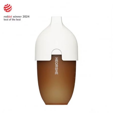 Cele mai vandute - Biberon cu gât extra-larg HEORSHE 240ml ALB – Hrănire naturală, ca la sânul mamei