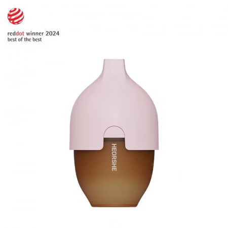 Cele mai vandute - Biberon cu gât extra-larg HEORSHE 160ml ROZ – Hrănire naturală, ca la sânul mamei