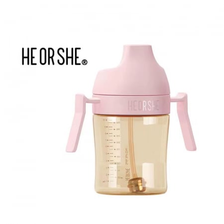 Toate produsele - Cană cu pai HEORSHE Dental-Care 210ml ROZ – Protejează dinții și încurajează hrănirea independentă