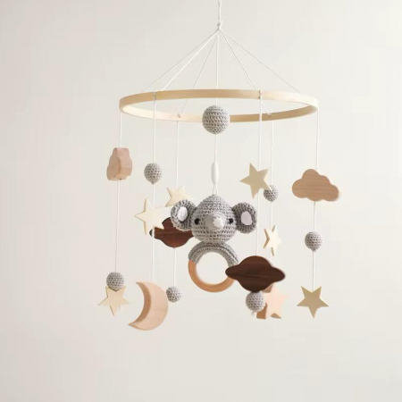 Carusel pentru pătuț Handmade - Elefantul Somnoros [1]