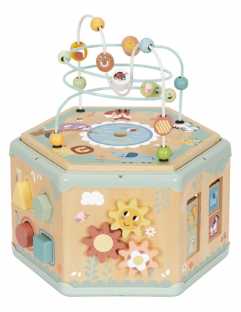 1-2 ani - Cub Educativ Multifuncțional – Activități Pastel 6 în 1