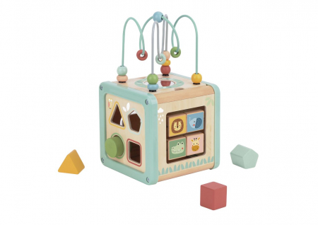 1-2 ani - Cub Educativ Multifuncțional – Activități Pastel 6 în 1