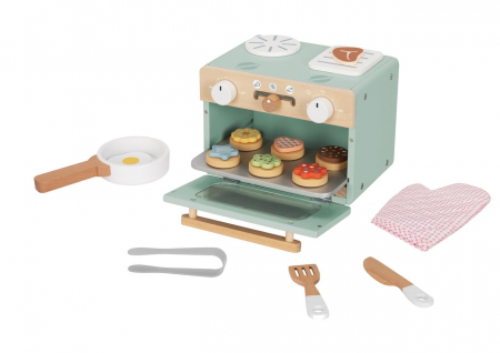 1-2 ani - Cuptor din Lemn  – Joacă de Cofetărie pentru Micii Maeștri Bucătari