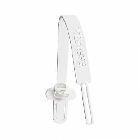 Cele mai vandute - Curea din silicon HEORSHE ALB – Prindere sigură pentru suzetă sau jucărie