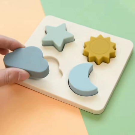 Joc Educativ Tip Sortator Soare-Nor-Luna-Stea din Silicon Alimentar [1]