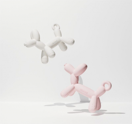 Jucărie de dentiție Puppy Teether HEORSHE ALB – Calm și alinare în formă adorabilă [3]