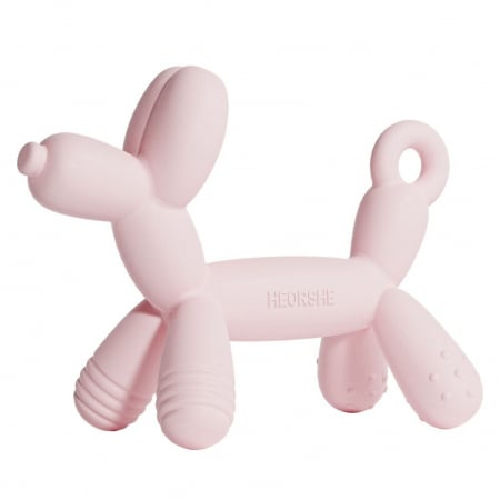 Toate produsele - Jucărie de dentiție Puppy Teether HEORSHE ROZ – Calm și alinare în formă adorabilă