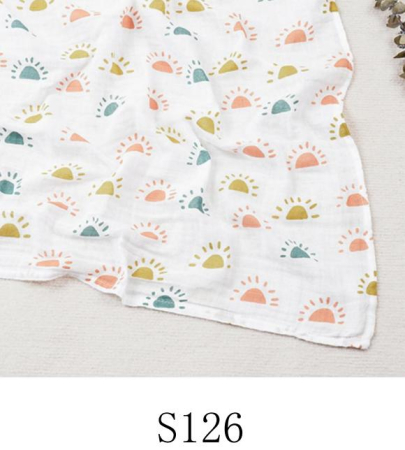 Cadouri - Păturică muselină din bambus organic -M13