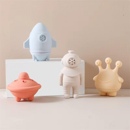 Set 4 Jucării de Baie din Silicon – Aventură Spațială pentru Exploratori Mici [1]