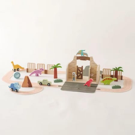 Toate produsele - Set educativ „Parcul cu Dinozauri” – jucărie din lemn în valiză