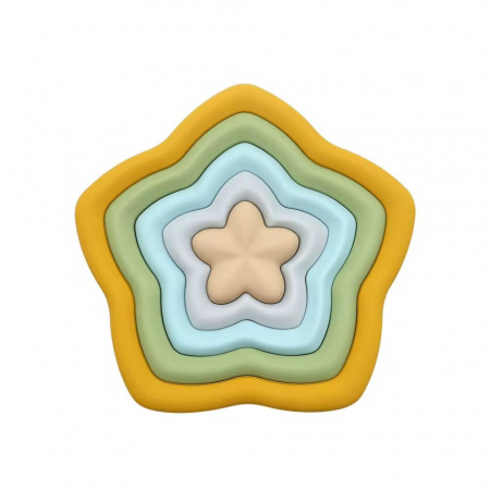 Set Stivuibil Stea din Silicon Multicolor [0]