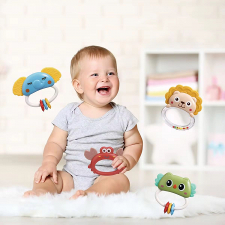 Set zornăitori Handbell Baby – 4 animale simpatice [1]