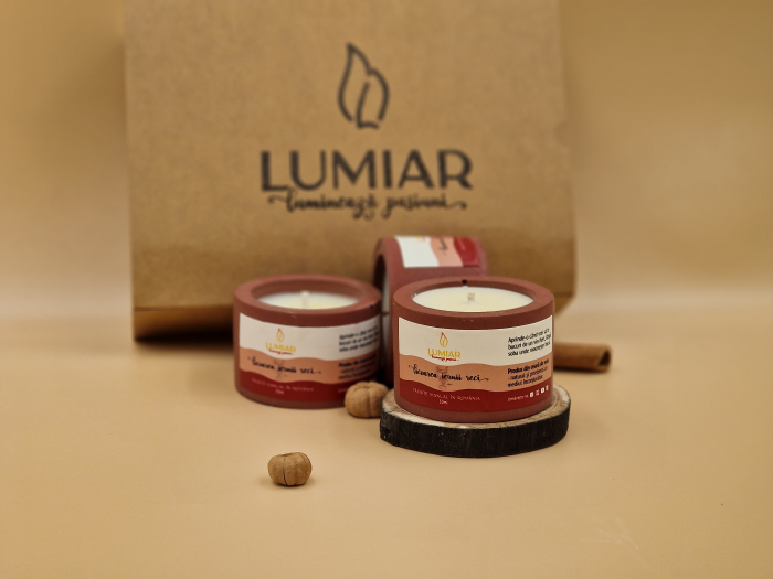 Set 3 lumânări parfumate festive – mini [2]