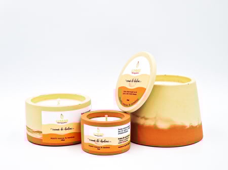 Lumânări parfumate - Lumânare parfumată ”Cremă de dovleac”