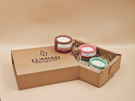 Set 3 lumânări parfumate festive – mini [2]