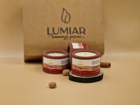 Set 3 lumânări parfumate festive – mini [1]