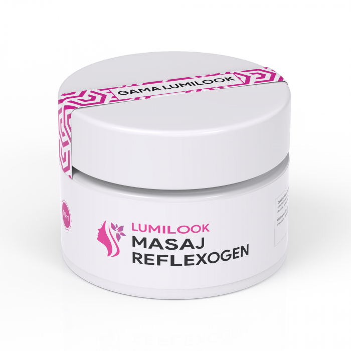 Crema LumiLook Masaj Reflexogen si Plantar, Revitalizeaza si Relaxeaza Intregul Corp, masaj pentru picioare obosite, reflexoterapie cu ulei esential de Lavanda si Menta, 50 ml [3]