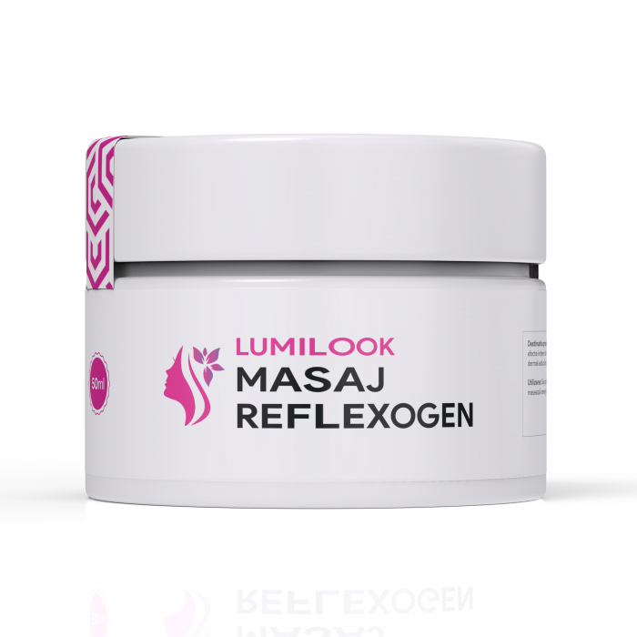 Crema LumiLook Masaj Reflexogen si Plantar, Revitalizeaza si Relaxeaza Intregul Corp, masaj pentru picioare obosite, reflexoterapie cu ulei esential de Lavanda si Menta, 50 ml