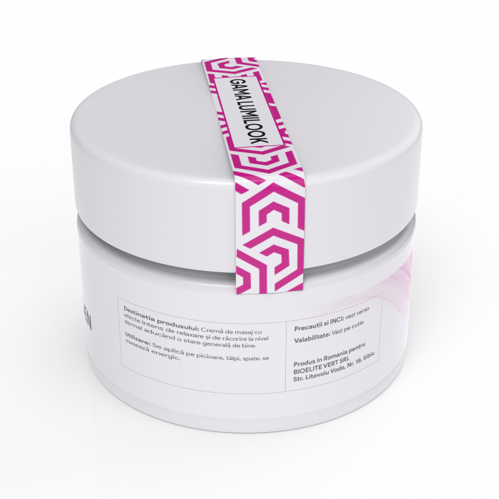 Crema LumiLook Masaj Reflexogen si Plantar, Revitalizeaza si Relaxeaza Intregul Corp, masaj pentru picioare obosite, reflexoterapie cu ulei esential de Lavanda si Menta, 50 ml [4]