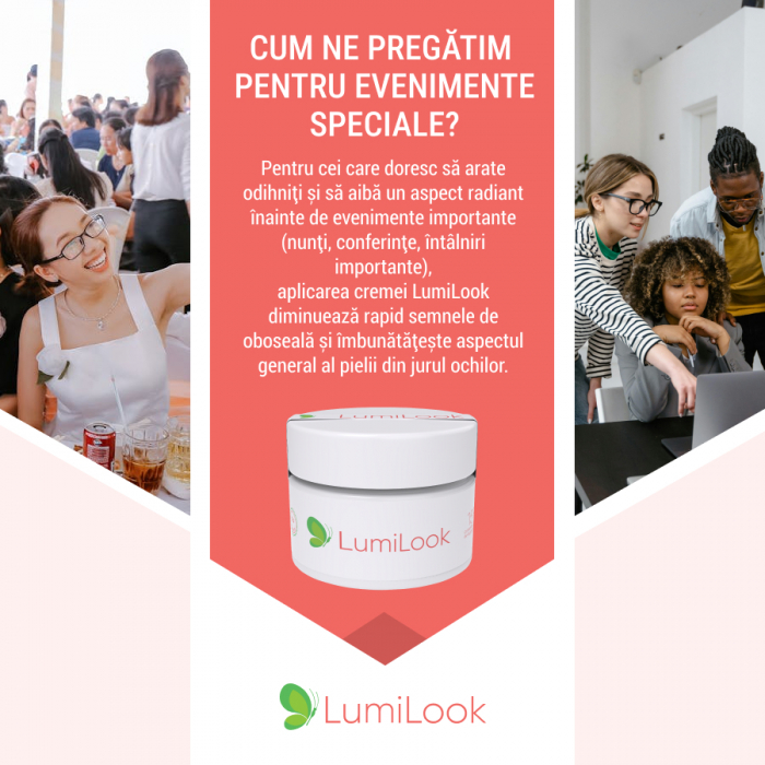 Crema naturista anti-cearcane cu efect imediat pentru femei si barbati, LumiLook, 50ml [12]