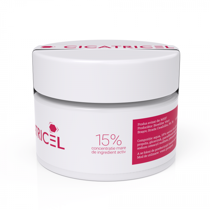 Crema Naturista Cicatricel - Vindecare Rapida pentru Tatuaje, Rani Acute, Arsuri Solare, Julituri, Leziuni, Vanatai, Taieturi, Iritatii, Cicatrici, 50ml [6]