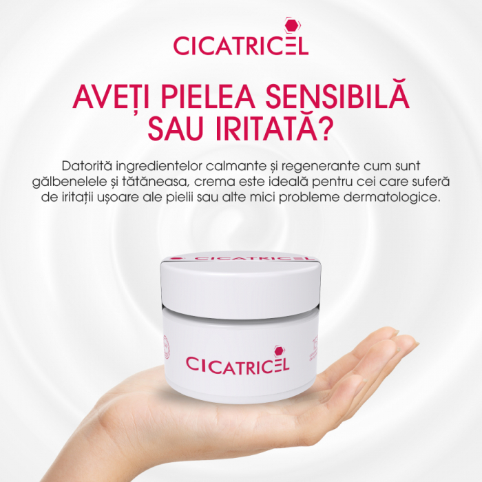 Crema Naturista Cicatricel - Vindecare Rapida pentru Tatuaje, Rani Acute, Arsuri Solare, Julituri, Leziuni, Vanatai, Taieturi, Iritatii, Cicatrici, 50ml [8]