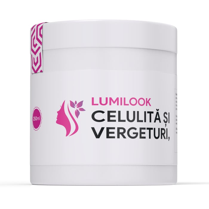Crema Naturista LumiLook pentru Celulita, Reduce Aspectul Celulitei, Imbunatateste Textura Pielii, 250 ml [1]