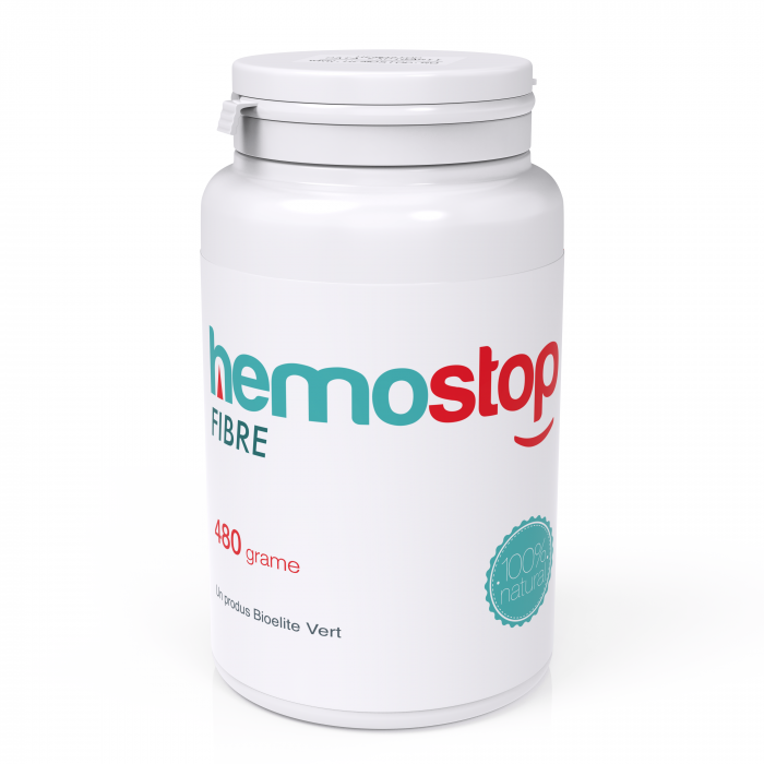 Fibre HemoStop cu efect in 24h pentru constipatie, balonare, hemoroizi, 480g [6]