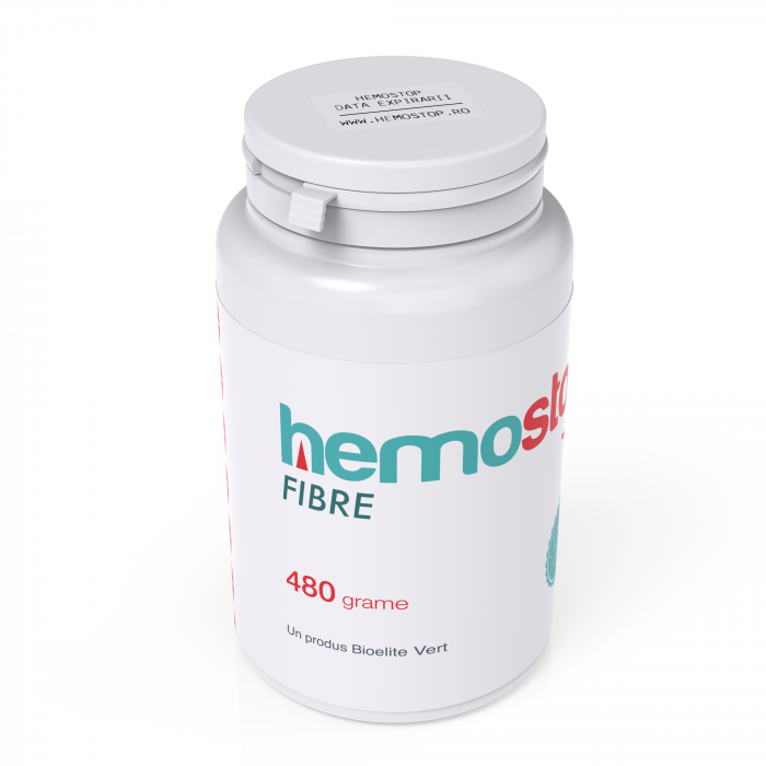 Fibre HemoStop cu efect in 24h pentru constipatie, balonare, hemoroizi, 480g [4]