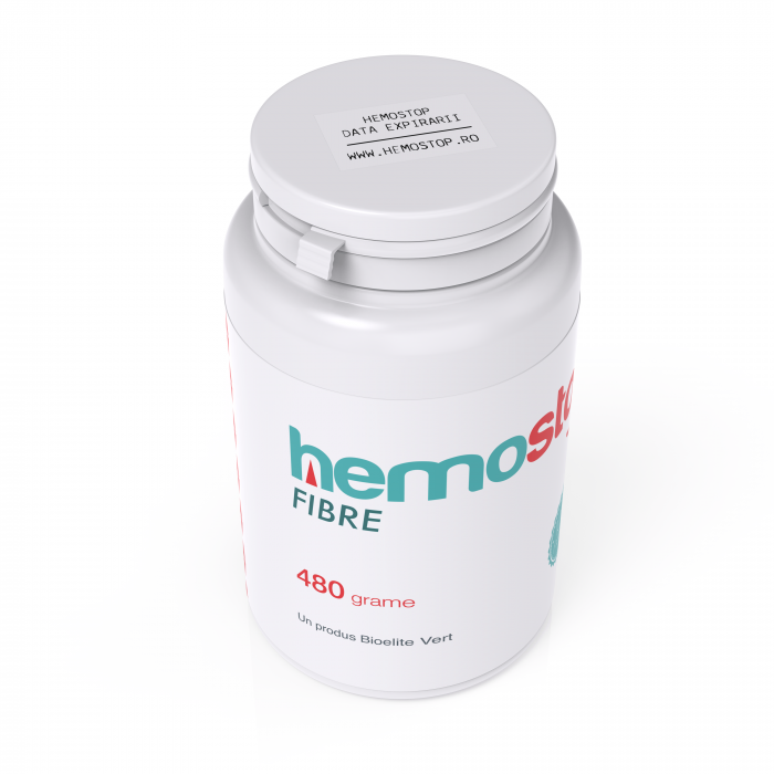 Fibre HemoStop cu efect in 24h pentru constipatie, balonare, hemoroizi, 480g [5]