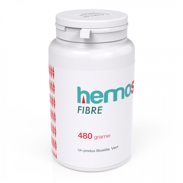 Fibre HemoStop cu efect in 24h pentru constipatie, balonare, hemoroizi, 480g