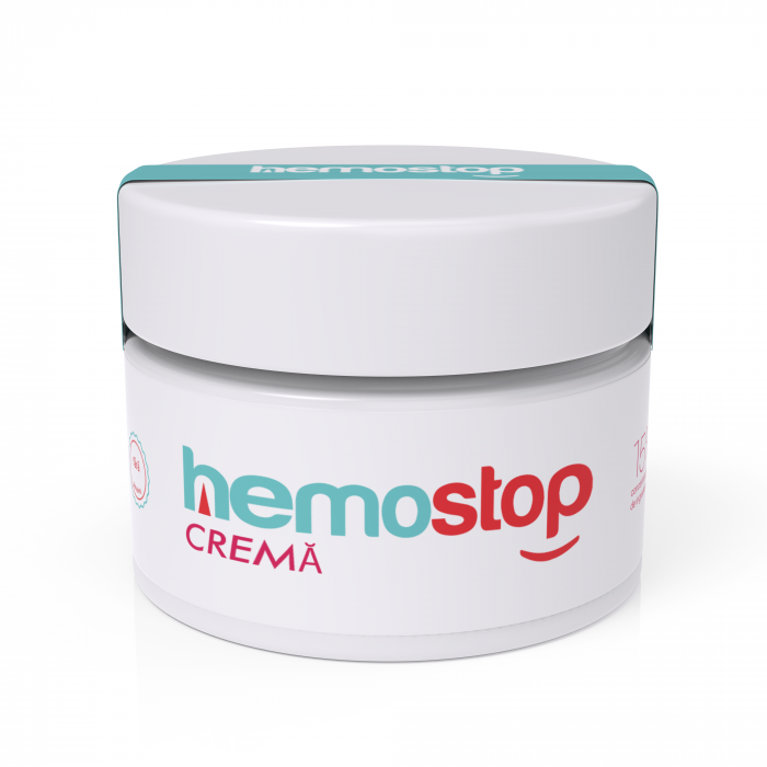 HemoStop 50 ml - Crema pentru Hemoroizi si Fisuri anale cu efect in 24h