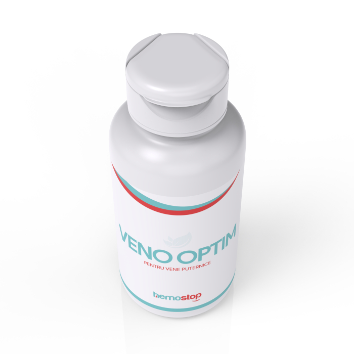 HemoStop Veno Optim, suport venotonic pentru hemoroizi, varice si circulatie sanguina sanatoasa, 60 Capsule Vegetale [5]