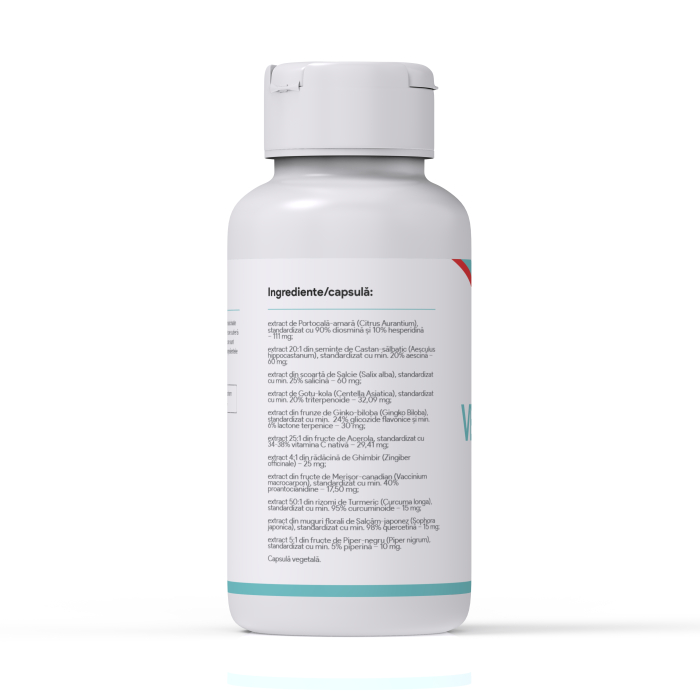HemoStop Veno Optim, suport venotonic pentru hemoroizi, varice si circulatie sanguina sanatoasa, 60 Capsule Vegetale [2]