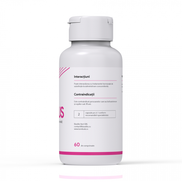 LumiLook Capillus, stimulează creșterea și intărirea firului de păr, sprijinind totodată producția naturală de testosteron. Pentru barbati, 60 capsule vegetale [3]