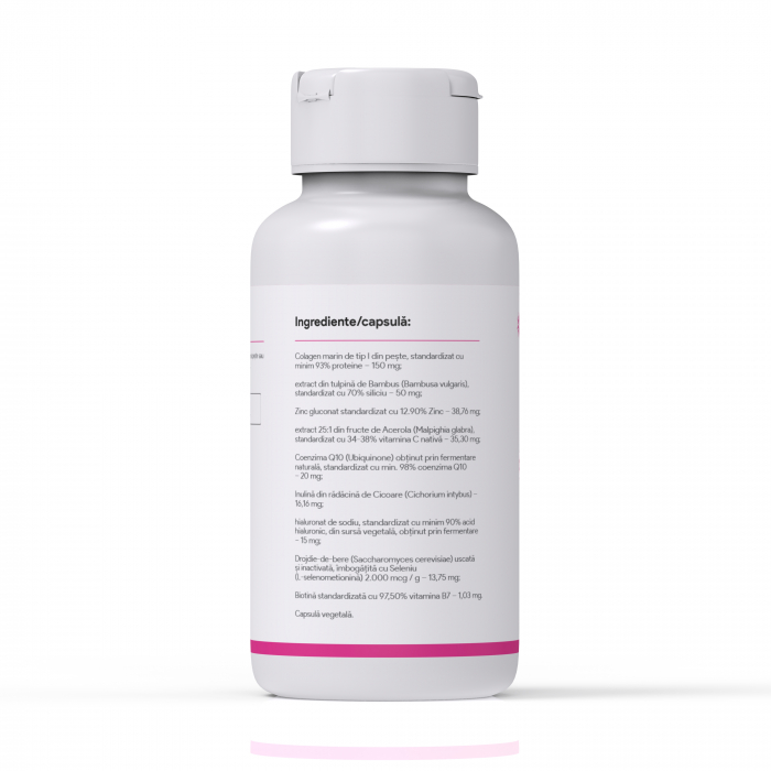 LumiLook Clarisia, supliment pentru Reparare Păr, Piele, Unghii, colagen marin, siliciu bambus, biotină, acid hialuronic – 60 Capsule Vegane [2]