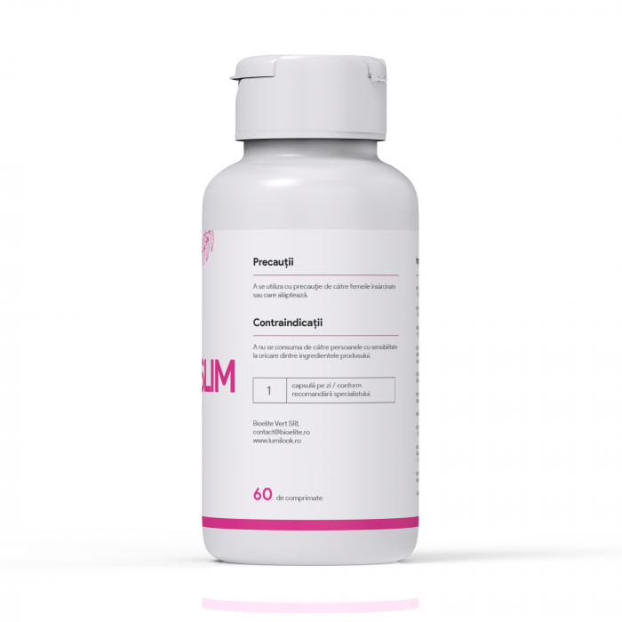 LumiLook Detox & Slim – Complex Natural pentru Detoxifiere Hepatica, Colon Cleanse & Slabire, 60 capsule vegetale [3]