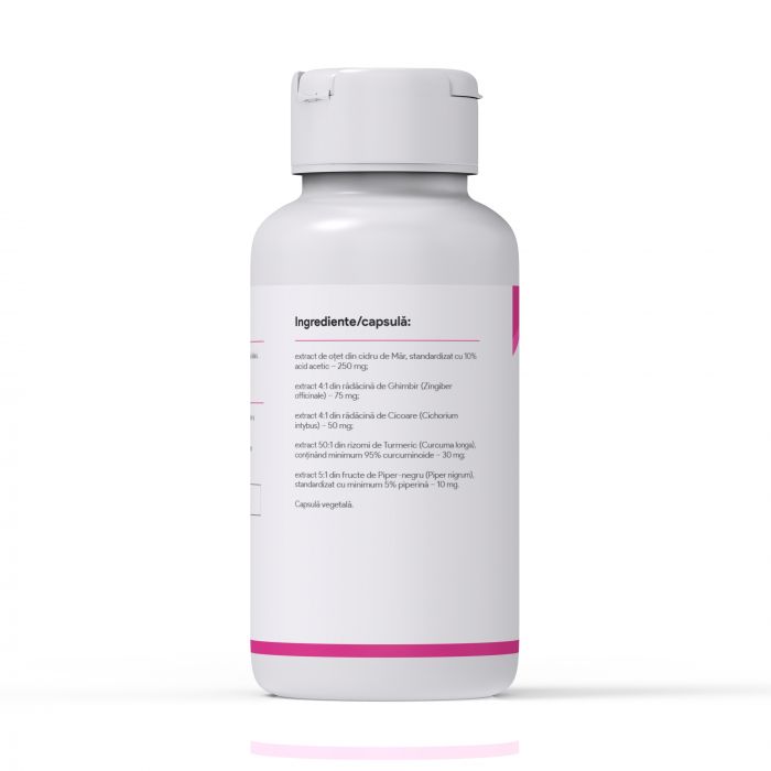LumiLook Digest pentru functionarea optima a sistemului digestiv. Reduce balonarea si indigestia, regleaza tranzitul lent si contribuie la echilibrarea colesterolului si a glicemiei, 60 Capsule Vegeta [2]