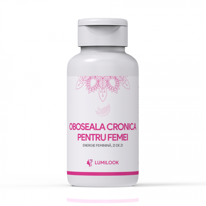 LumiLook Oboseala Cronica pentru femei, Complex Natural pentru Energie, Revitalizare si Echilibru Hormonal, 60 Capsule Vegetale
