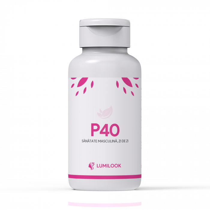 LumiLook P40, sprijin concentrat pentru o prostata sanatoasa si nopti fara intreruperi, 60 capsule vegetale
