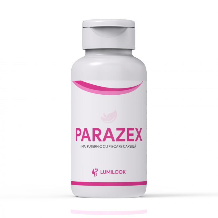 LumiLook Parazex, detoxifiere antiparazitara pentru un intestin sanatos. Solutie eficienta pentru barbati si femei, 60 capsule vegetale