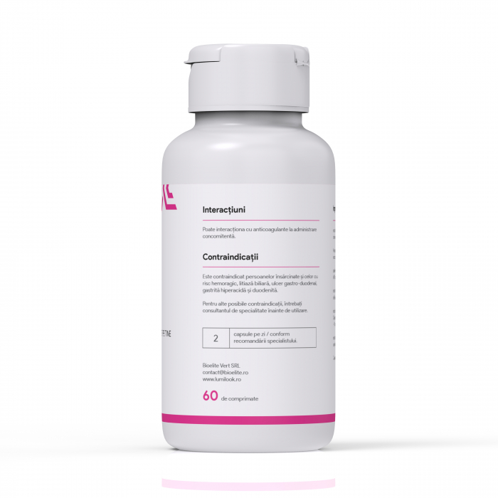 LumiLook Up – Complex Natural pentru Energie, Rezistenta Fizica & Mentala, Controlul Greutatii si Imunitate, 60 Capsule Vegetale [3]