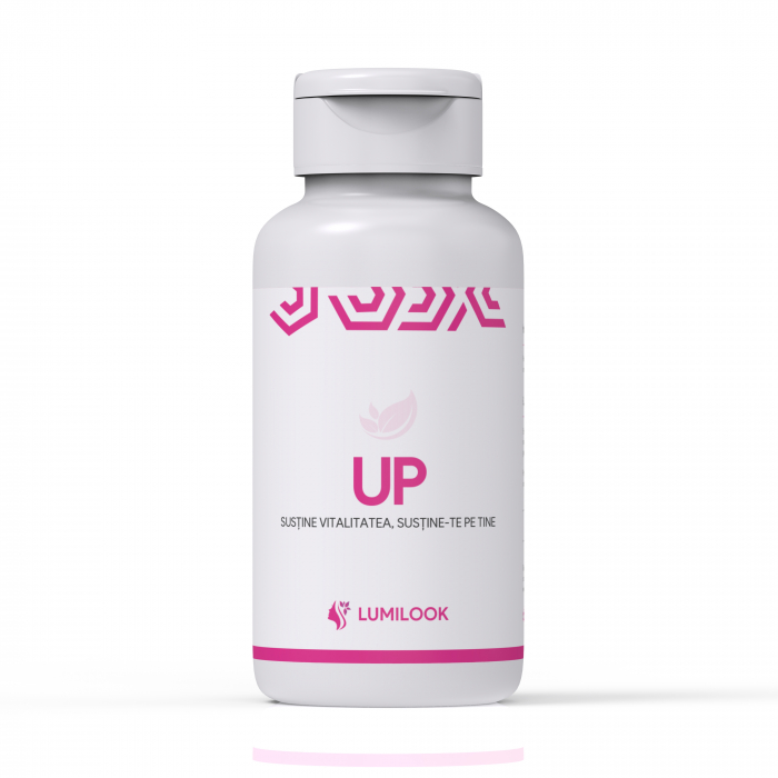 LumiLook Up ,   Complex Natural pentru Energie, Rezistenta Fizica  Mentala, Controlul Greutatii si Imunitate, 60 Capsule Vegetale