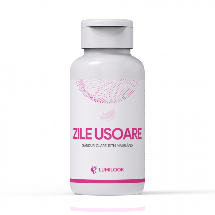 LumiLook Zile Usoare ,   Anti,  Stres Natural cu Valeriana, Passiflora  Adaptogeni pentru calm mental, relaxare, somn odihnitor, echilibru psihic, anxietate, stres, 60 Capsule Vegetale