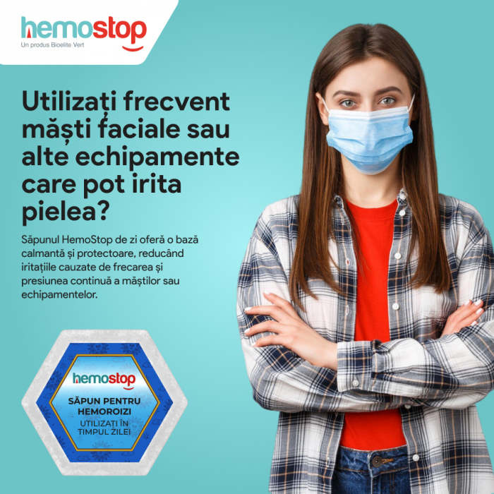 Pachet de sapunuri pentru hemoroizi, HemoStop® pentru dimineata, zi si noapte, 3x100g [16]