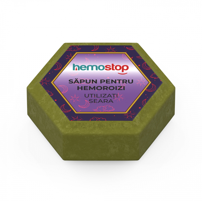 Pachet de sapunuri pentru hemoroizi, HemoStop® pentru dimineata, zi si noapte, 3x100g [4]