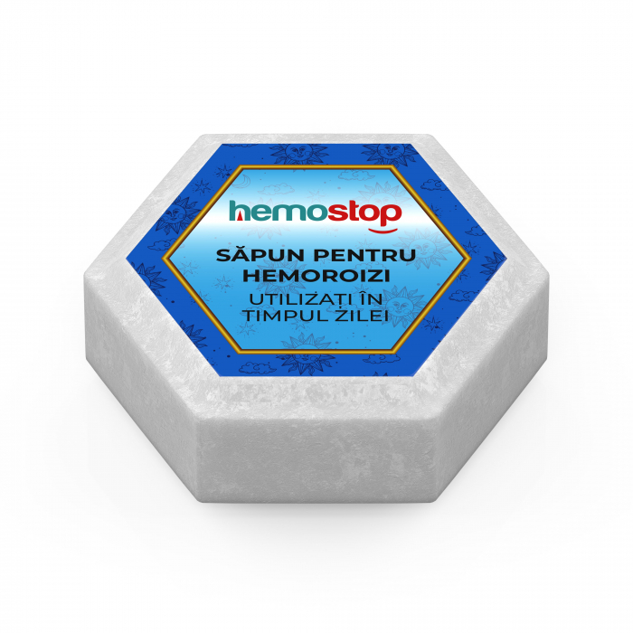 Pachet de sapunuri pentru hemoroizi, HemoStop® pentru dimineata, zi si noapte, 3x100g [7]