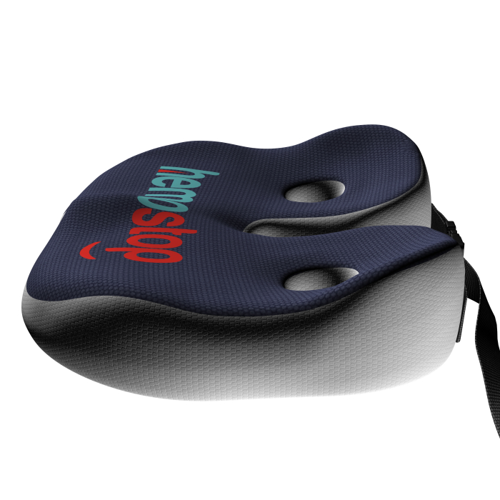 Perna pentru hemoroizi, alinare instantanee, efect de durata, pentru doamne/domnisoare, model HemoStop®️ ConfortMax, pentru scaun de birou sau masina, protectie zona Lombara, Sciatica, Dureri de sold [5]