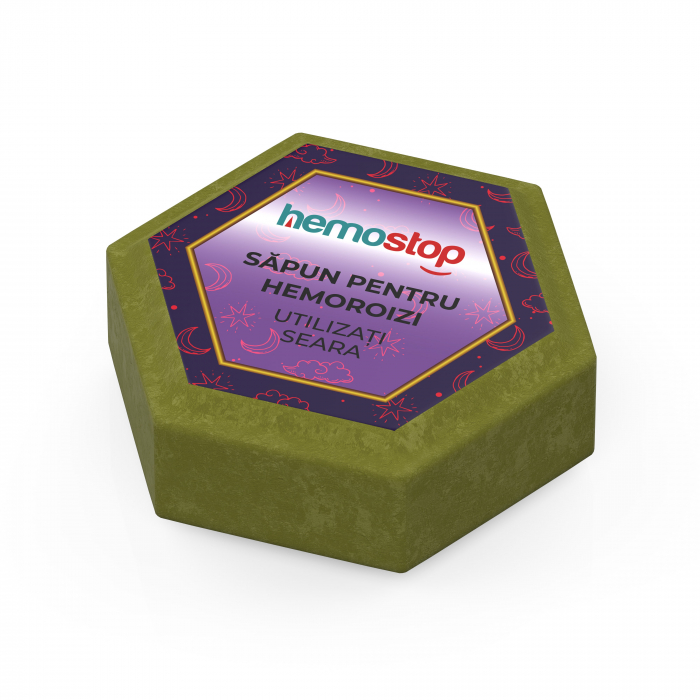 Sapun pentru hemoroizi, HemoStop® pentru seara, protectie, purificare, revitalizare, 100g [4]